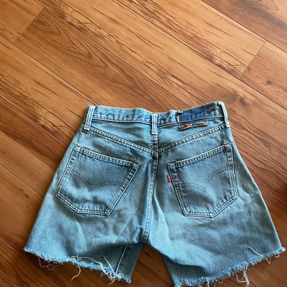 Levi's Light Blue Jean Shorts for Women